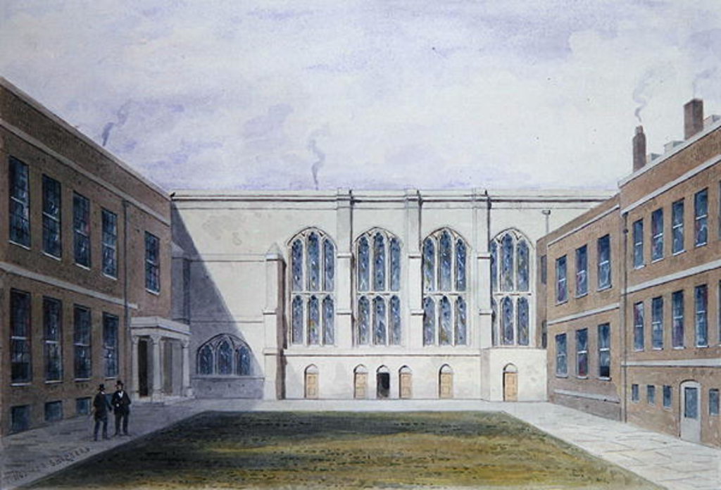 The Inner Court of Merchant Taylors' Hall, 1853 by Thomas Hosmer Shepherd