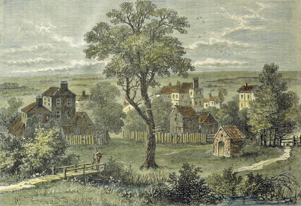 Detail of View of Marylebone by School English