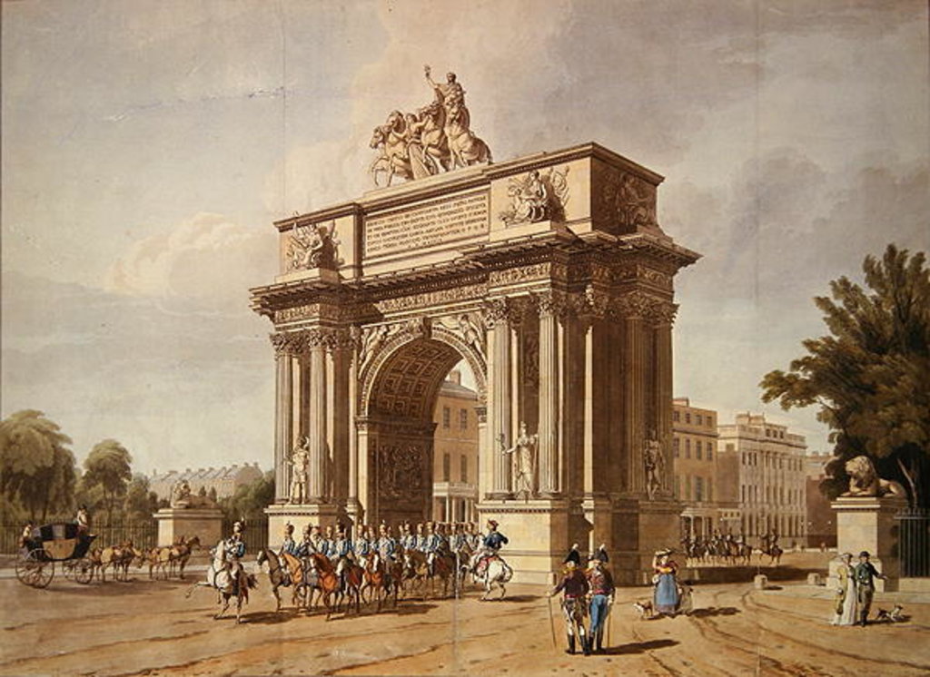 Detail of View of Wellington Arch by L. A. & Baxter T. Atkinson