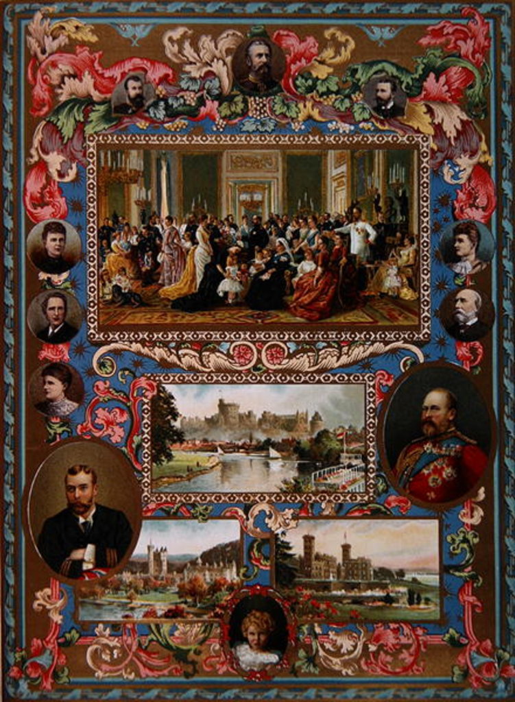 Detail of Life of Queen Victoria by English School