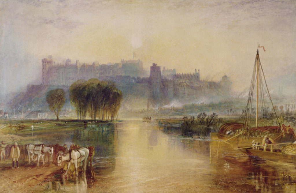 Detail of Windsor Castle, c.1829 by Joseph Mallord William Turner