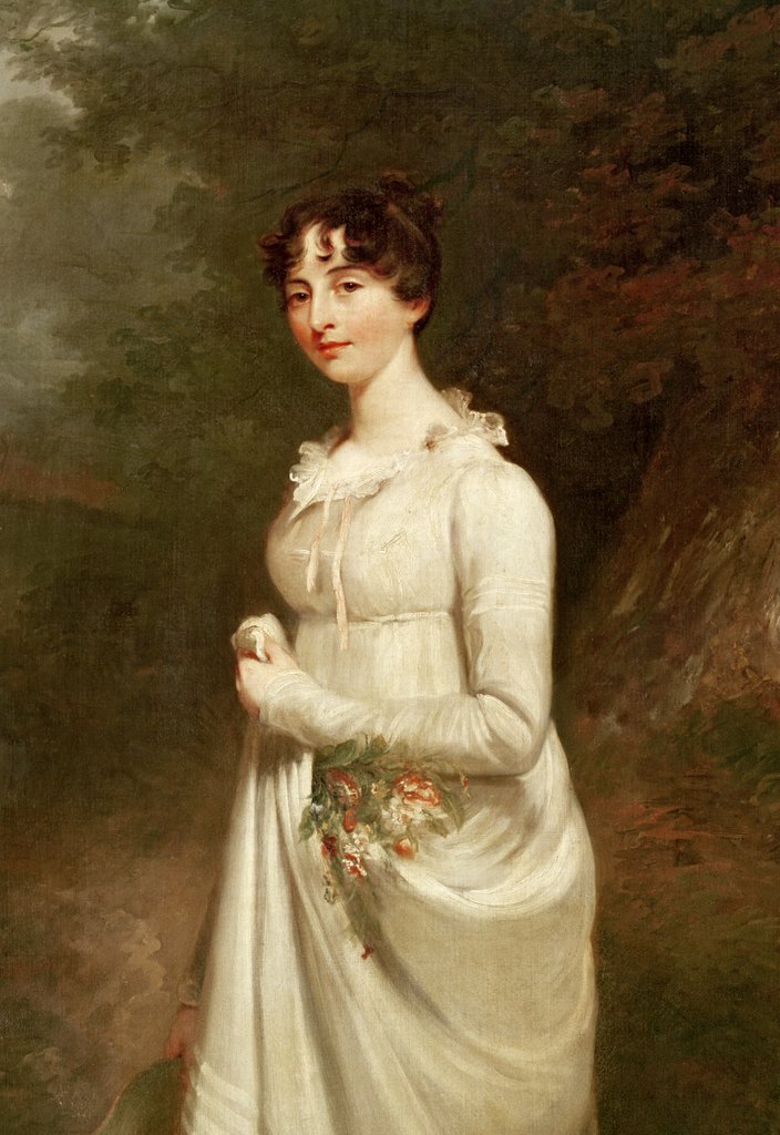 Detail of Portrait of Marcia. B. Fox by William Beechey
