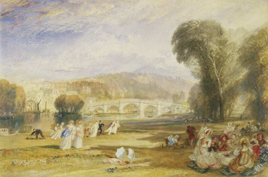 Detail of Richmond Hill and Bridge, Surrey, c.1831 by Joseph Mallord William Turner