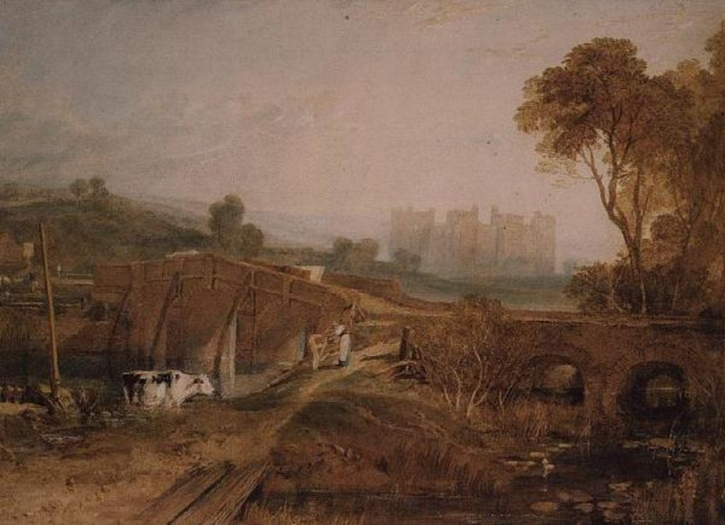 Detail of Bodiam Castle, Sussex by Joseph Mallord William Turner