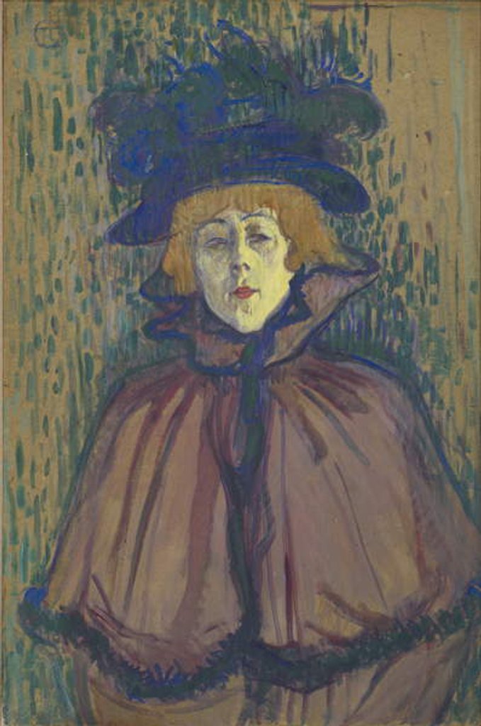 Detail of Jane Avril, 1891-92 by Henri de Toulouse-Lautrec