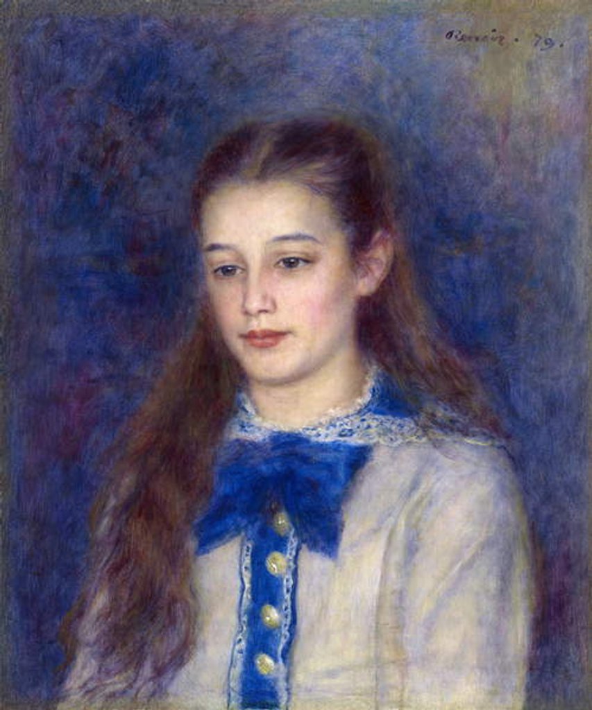 Detail of Thérèse Berard, 1879 by Pierre Auguste Renoir