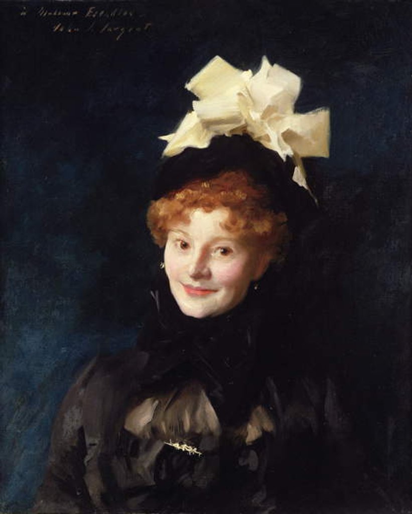 Detail of Madame Escudier, c.1883 by John Singer Sargent