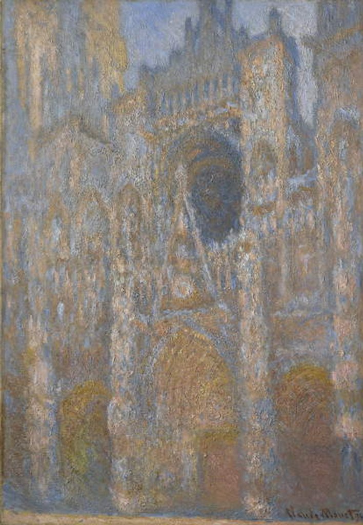 Detail of Rouen Cathedral, Facade, c.1892-94 by Claude Monet