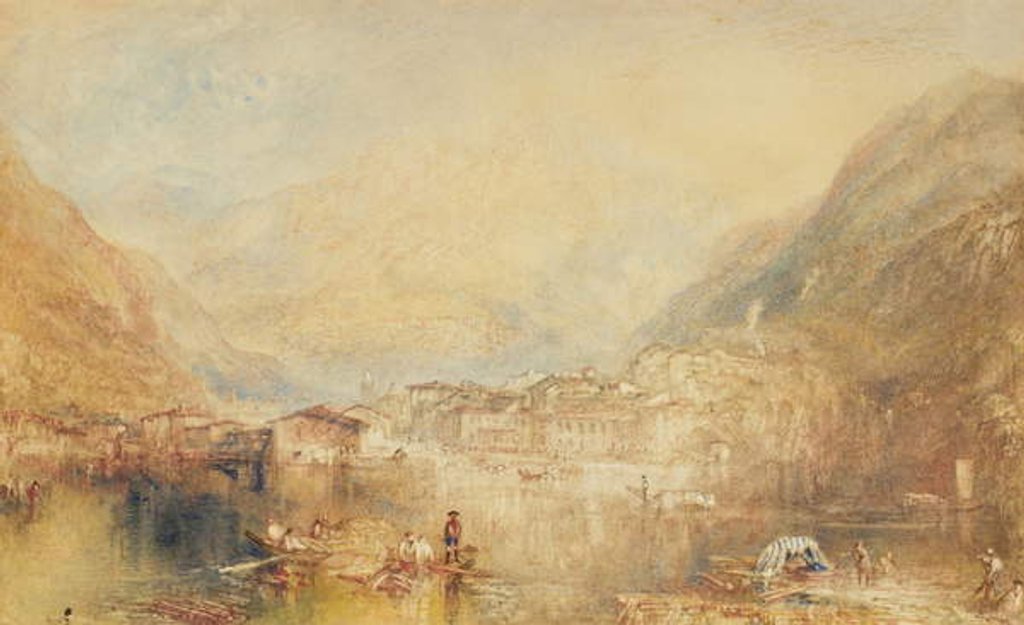 Detail of Brunnen from the Lake of Lucerne, 1845 by Joseph Mallord William Turner