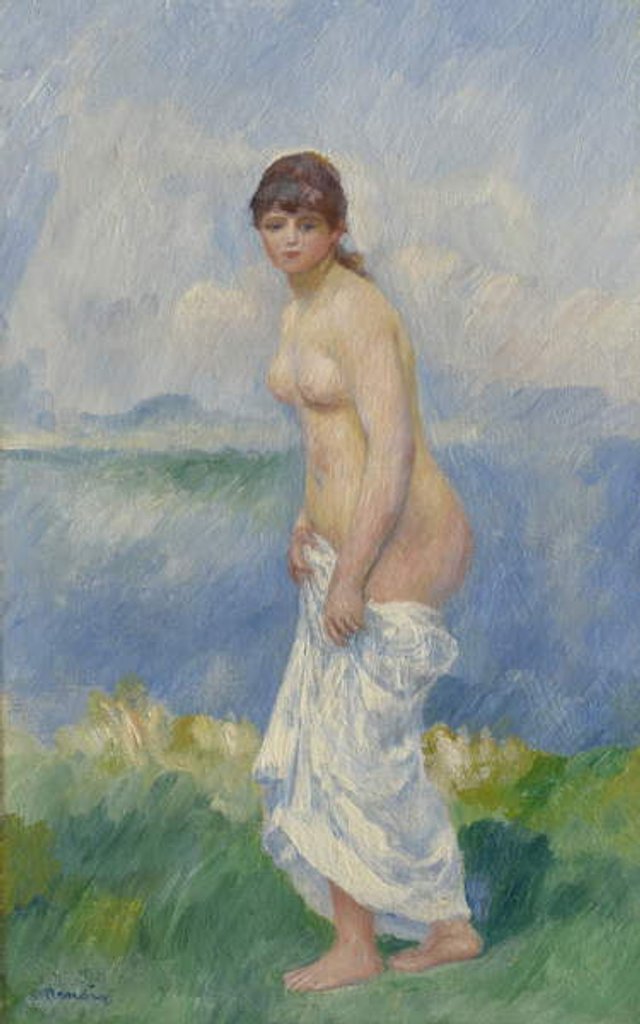 Detail of Standing Bather, c.1885 by Pierre Auguste Renoir