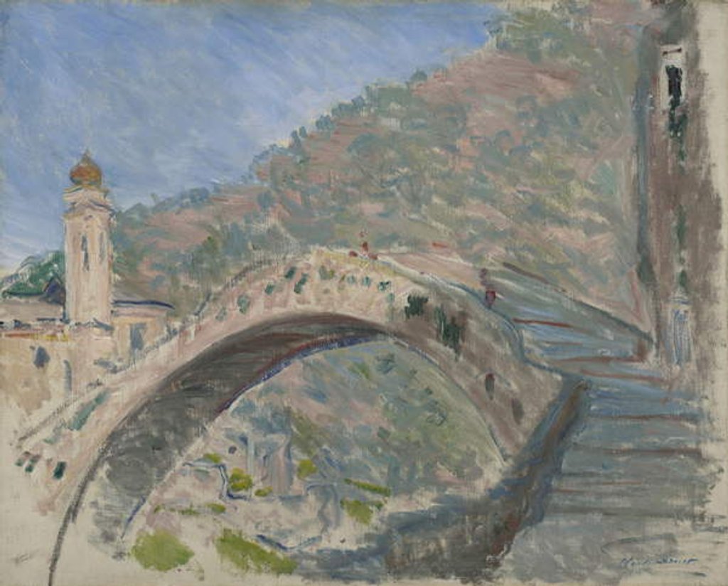 Detail of Bridge at Dolceacqua, 1884 by Claude Monet