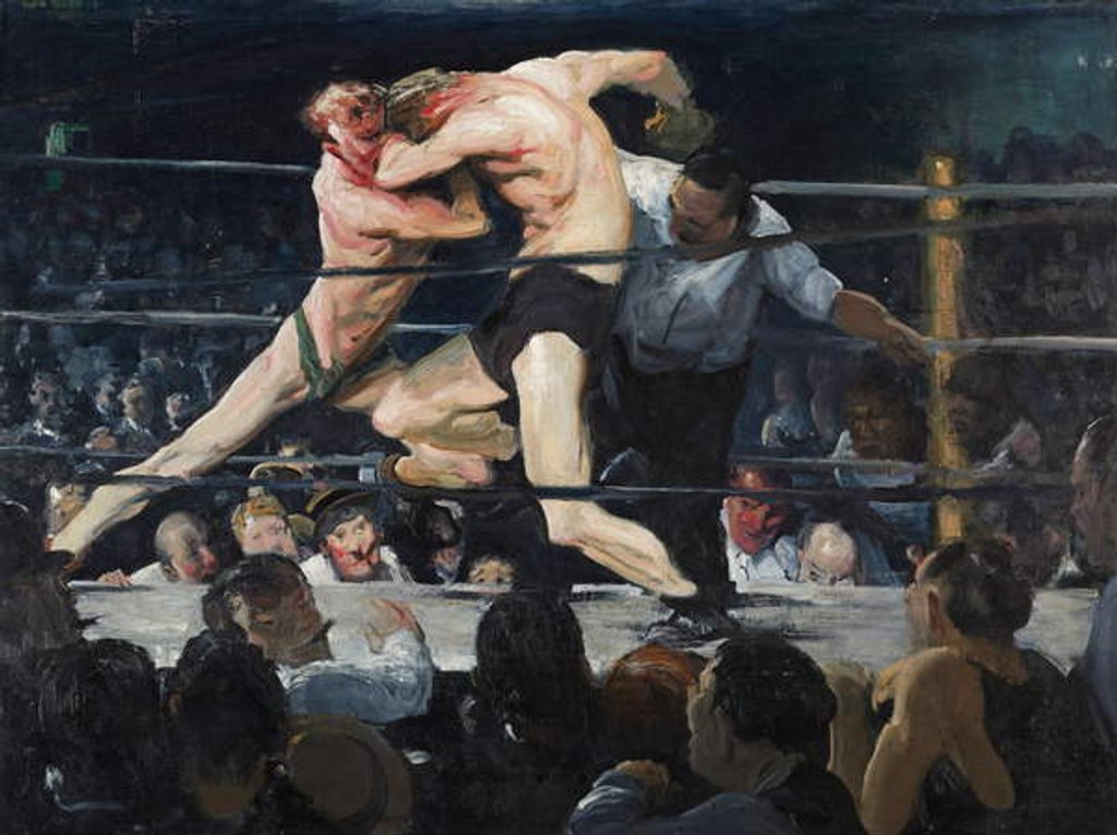 Detail of Stag at Sharkey's, 1909 by George Wesley Bellows