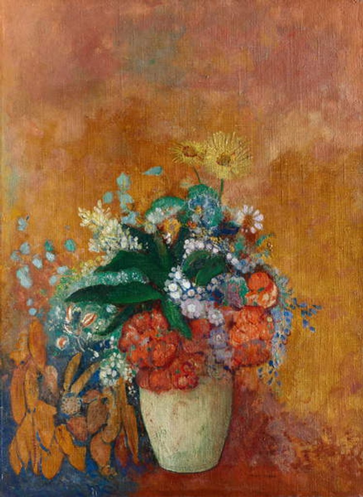 Detail of Vase of Flowers, c.1905 by Odilon Redon