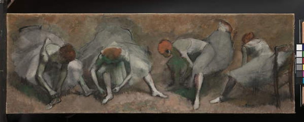 Detail of Frieze of Dancers, c.1895 by Edgar Degas