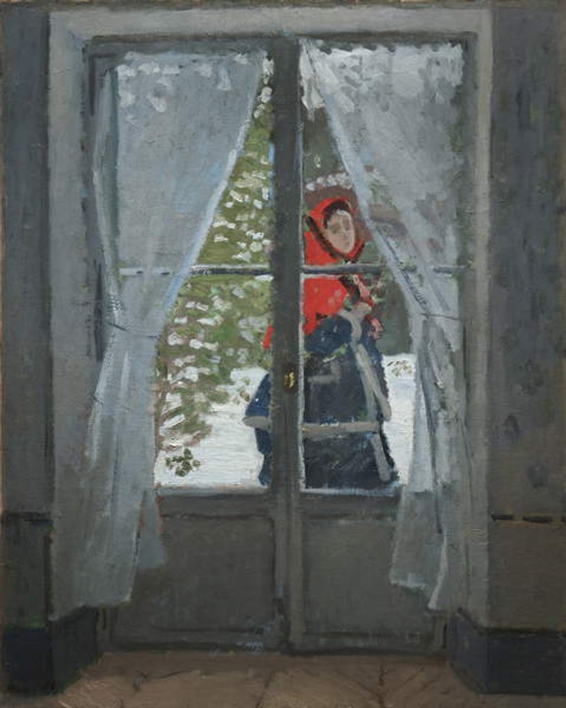 Detail of The Red Kerchief, c.1868-73 by Claude Monet