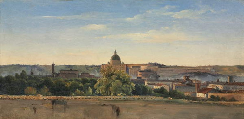 Detail of View of Rome, c.1782-1784 by Pierre Henri de Valenciennes