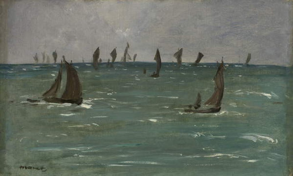Detail of Boats at Berck-sur-Mer, 1873 by Edouard Manet