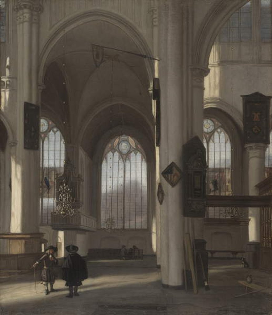 Detail of Interior of a Church, c.1680 by Emanuel de Witte