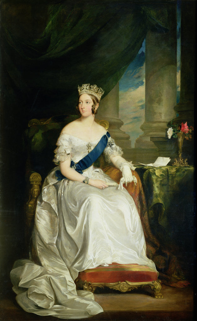 Detail of Queen Victoria by Sir Francis Grant