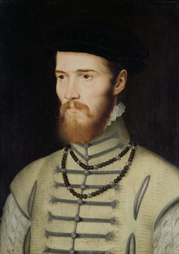 Detail of Portrait of a Man, possibly Don John of Austria, c.1570 by Francois Clouet