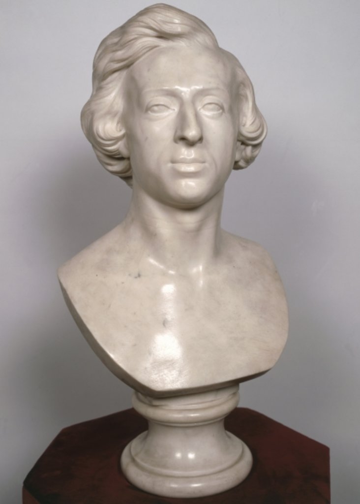 Detail of Bust of Frederic Chopin, 1849 by Jean Baptiste Auguste Clesinger