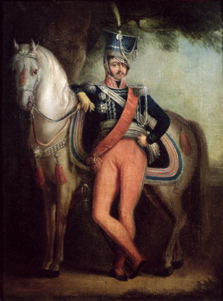 Detail of Prince Josef Anton Poniatowski by his horse, c.1800-13 by Polish School