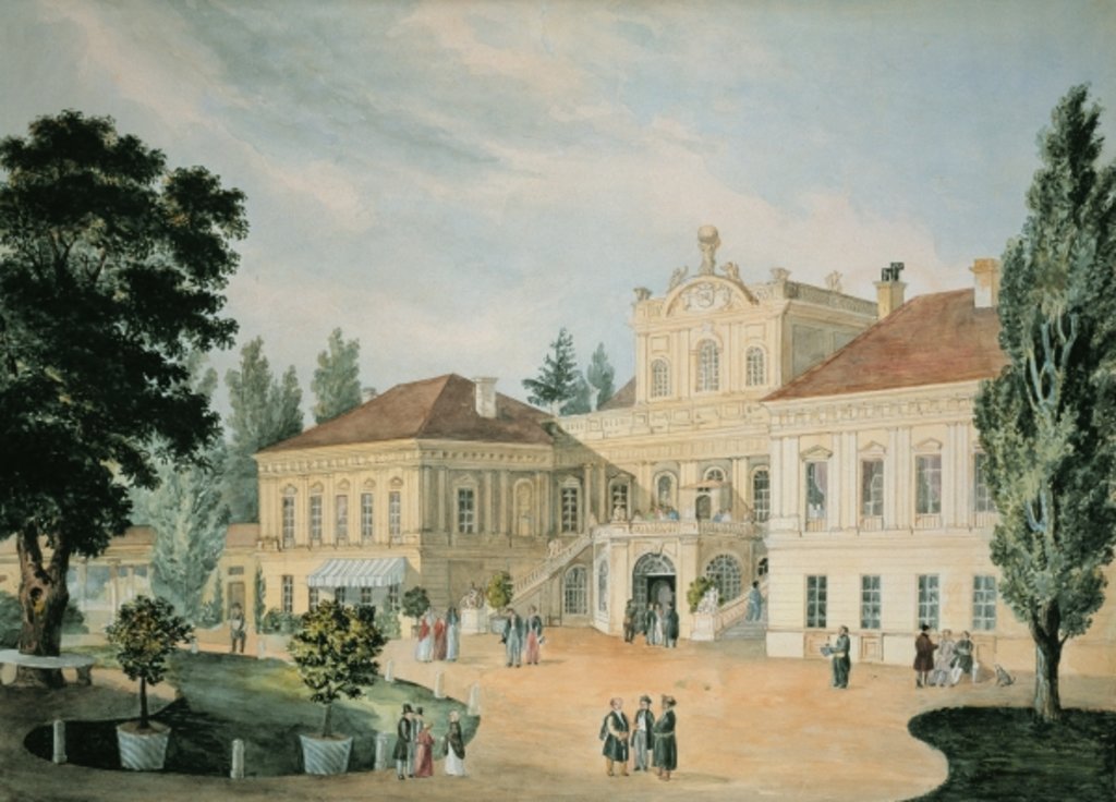 Detail of Pulawy Palace, 1842 by Polish School
