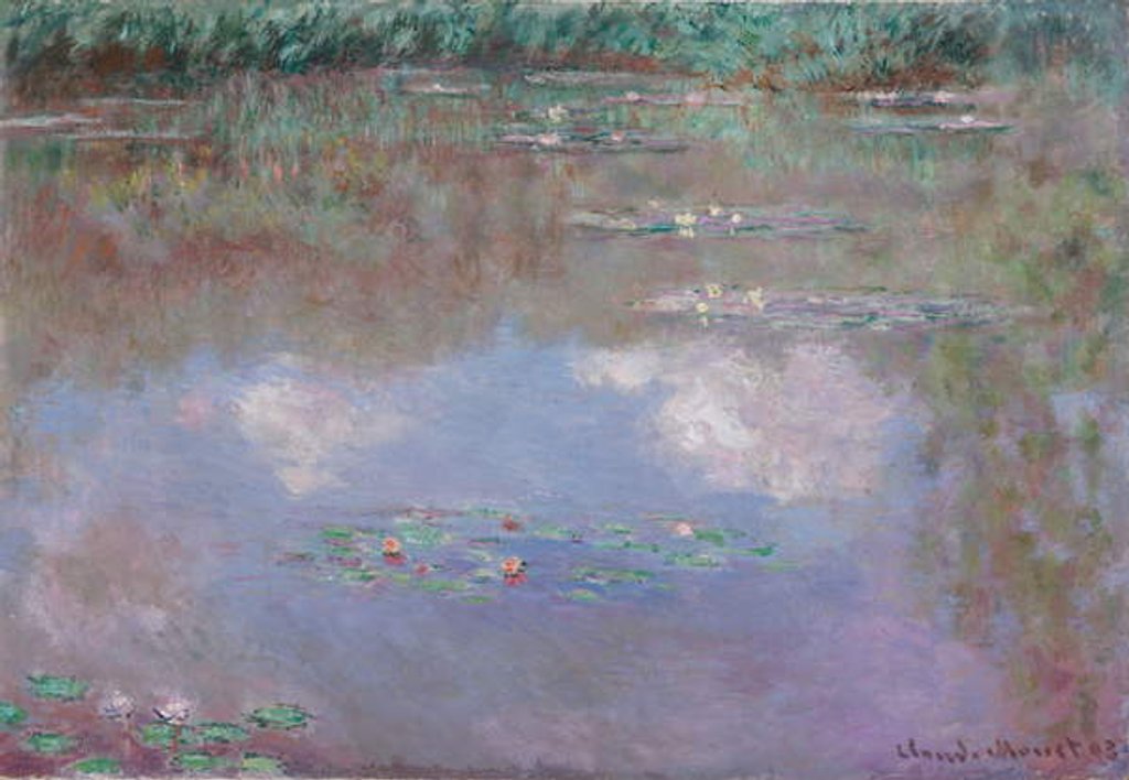 Detail of The Water Lily Pond (Clouds), 1903 by Claude Monet