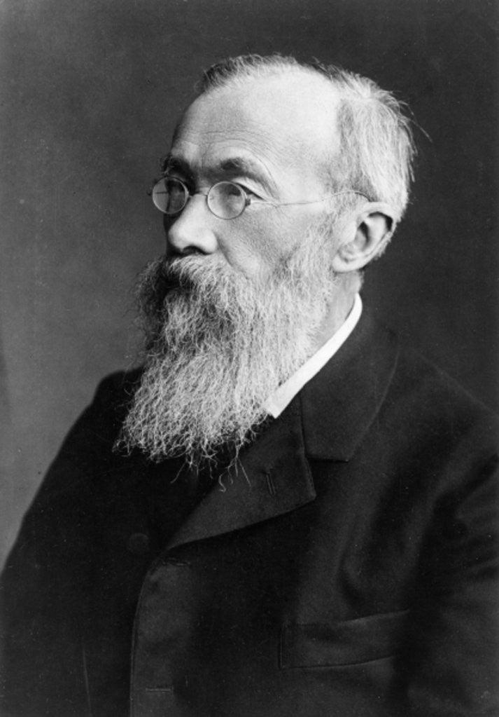 Detail of Portrait of German psychologist Wilhelm Wundt by German Photographer