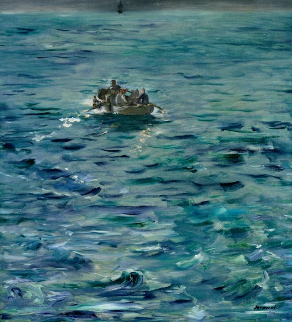 Detail of The Escape of Henri de Rochefort 20 March 1874, 1880-81 by Edouard Manet