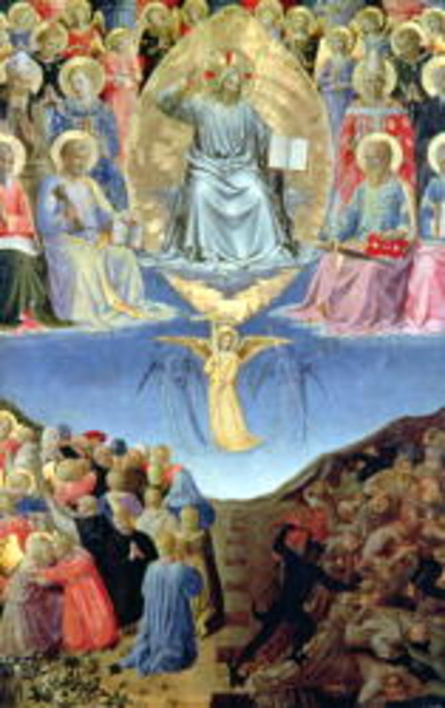 Detail of The Last Judgement by Fra (c.1387-1455) Angelico