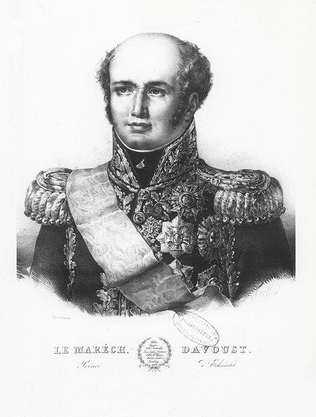 Detail of Louis Nicolas d'Avout, Duke of Auerstaedt by Louis Francois Couche