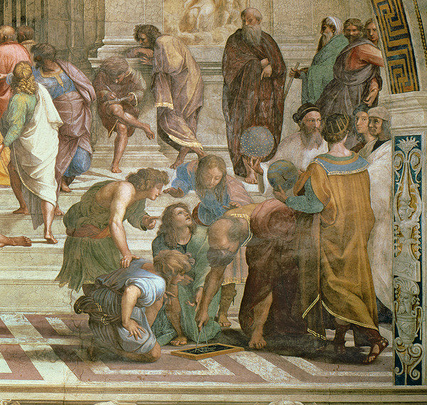 Detail of School of Athens by Raphael