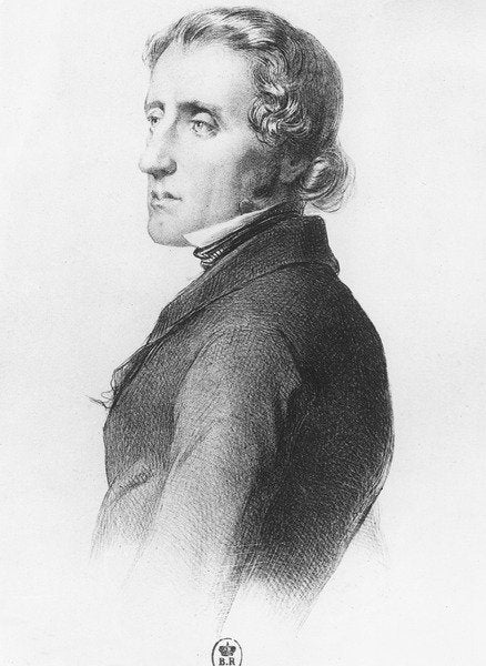 Detail of Théodore Jouffroy by French School