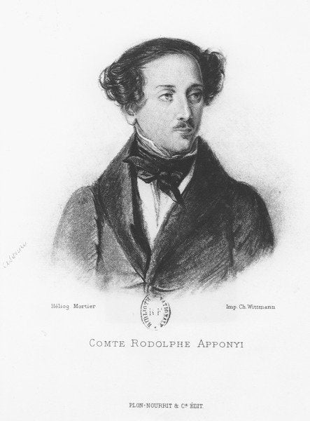 Detail of Comte Rodolphe Apponyi by French School