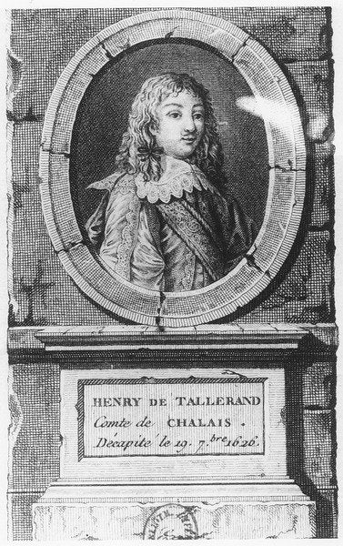 Detail of Henri de Talleyrand, Count of Chalais by French School
