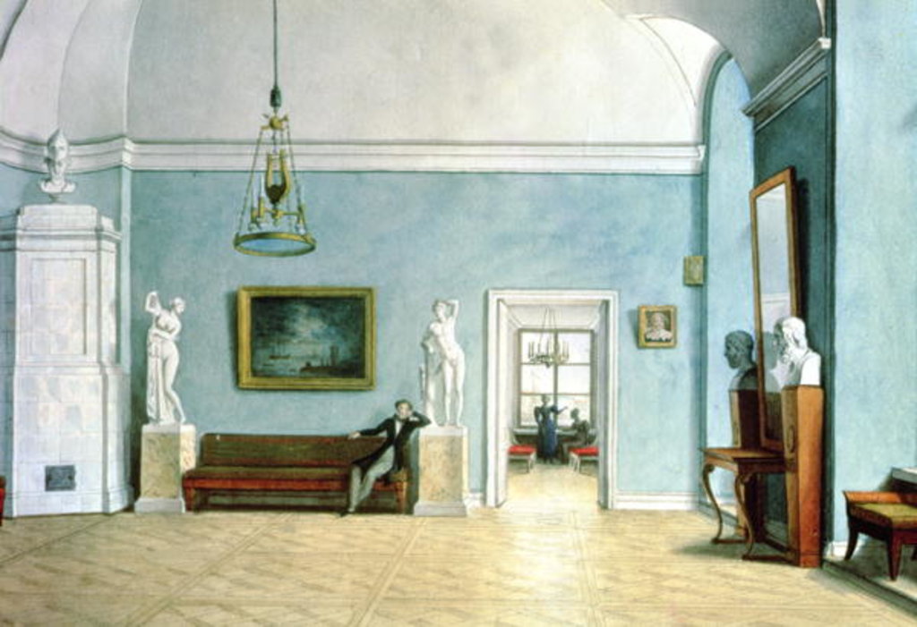 Detail of Neo-Classical Interior, c.1820 by Fedor Petrovich Tolstoy
