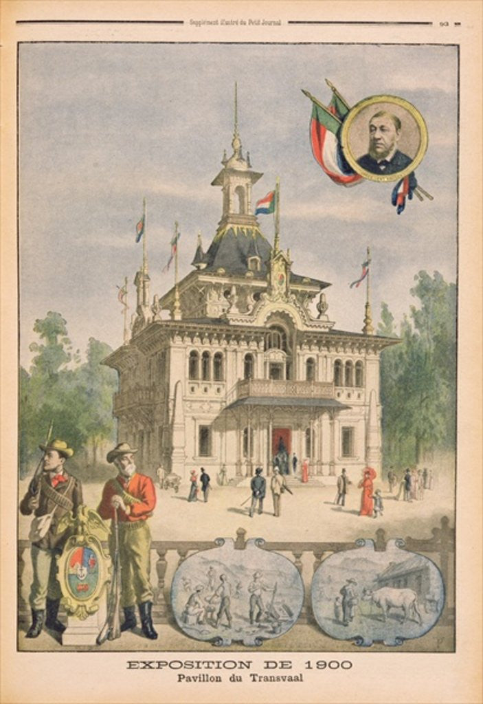 Detail of The Transvaal pavilion at the Universal Exhibition of 1900, Paris by French School