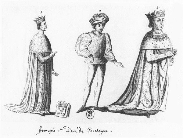 Detail of Francis I, Duke of Brittany by French School