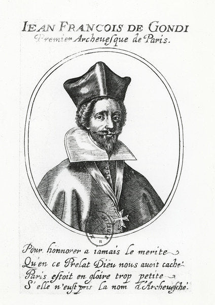 Detail of Jean-François de Gondi by French School