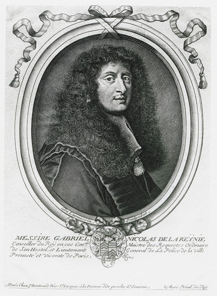 Gabriel Nicolas de la Reynie by Nicolas II de Larmessin