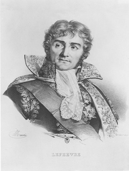 Detail of François Joseph Lefebvre by Francois Seraphin Delpech