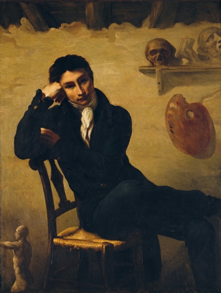 Portrait of an Artist in his Studio by Theodore Gericault