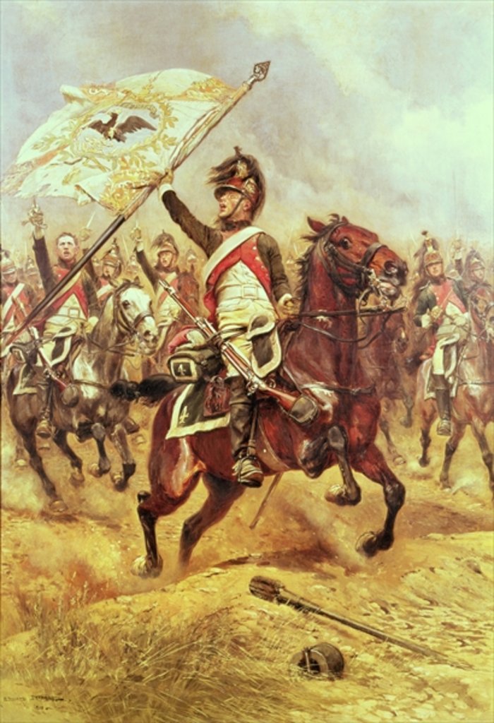 Detail of Le Trophee, 1806, 4th Dragoon Regiment, 1898 by Jean-Baptiste Edouard Detaille