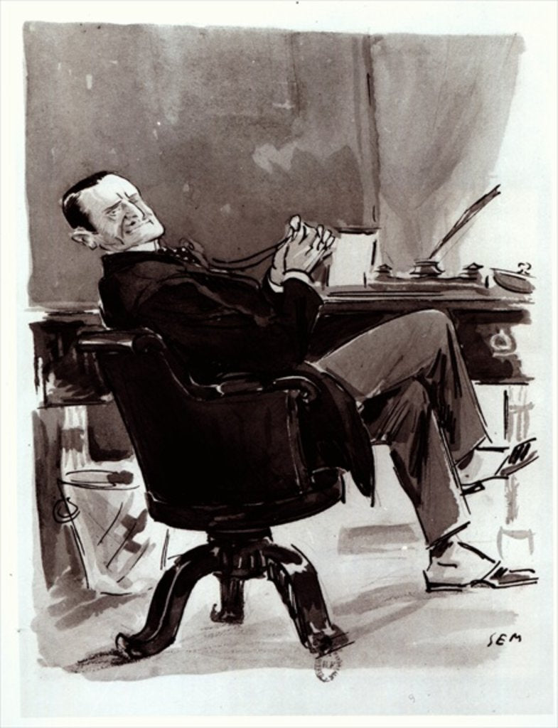 Detail of Georges Courteline by Sem