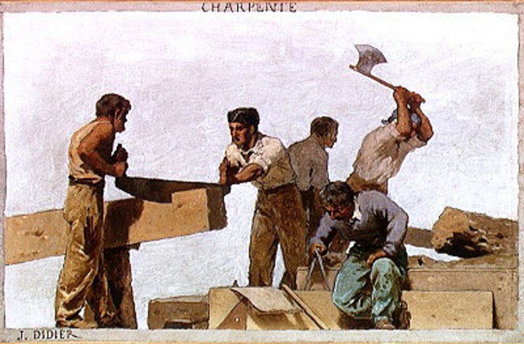 Detail of Wood Structure by Jules Didier