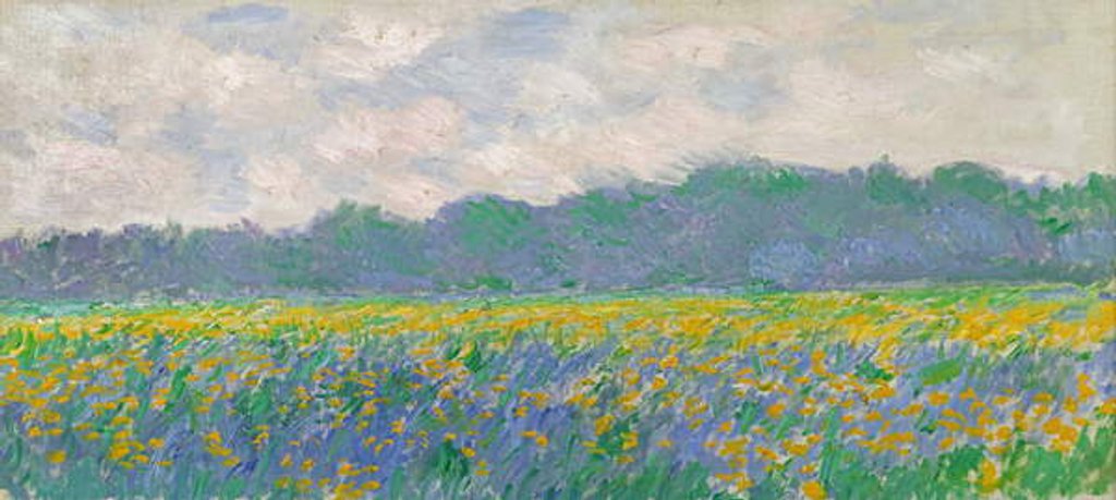 Detail of Field of Yellow Irises at Giverny, 1887 by Claude Monet