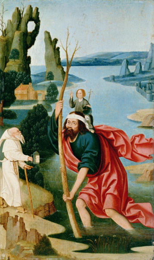 Detail of The Legend of St. Christopher by French School