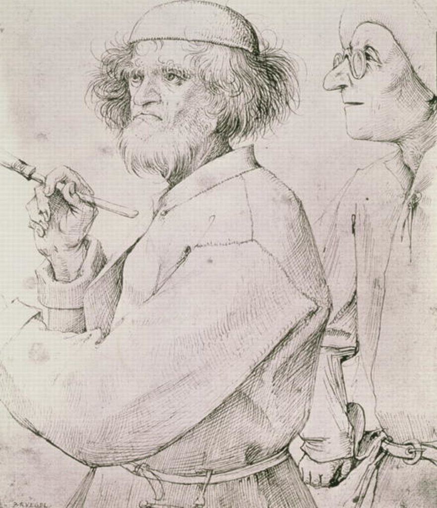 Detail of The Painter and the Art Lover by Pieter Bruegel the Elder