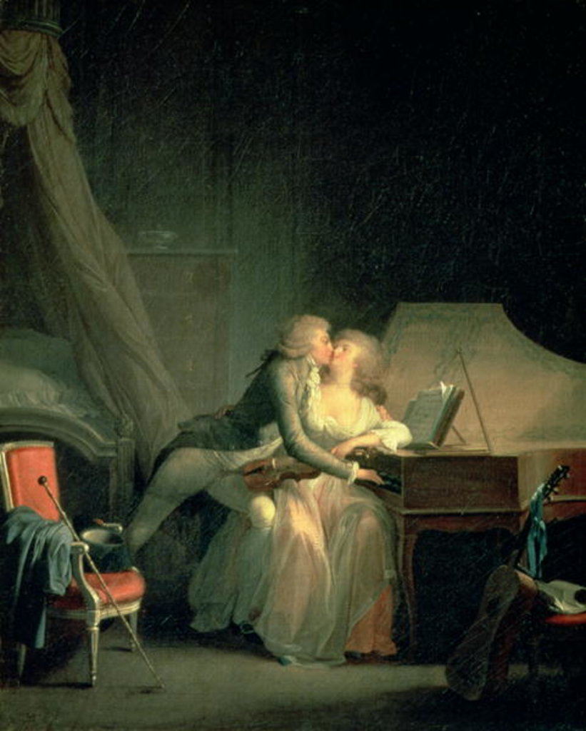 Detail of Prelude by Louis Leopold Boilly